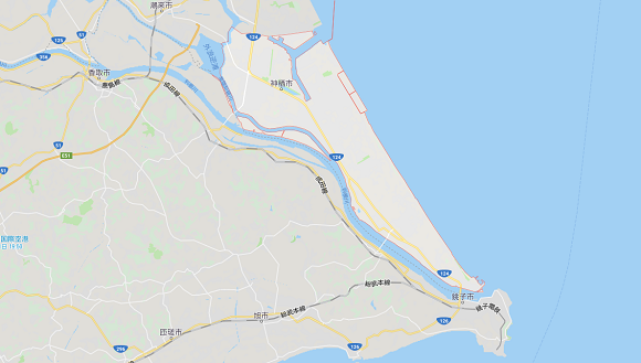 茨城県神栖市の地図