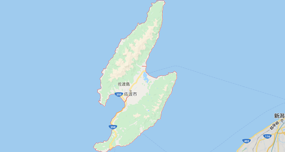 新潟県佐渡市の地図