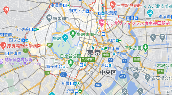東京都千代田区の地図