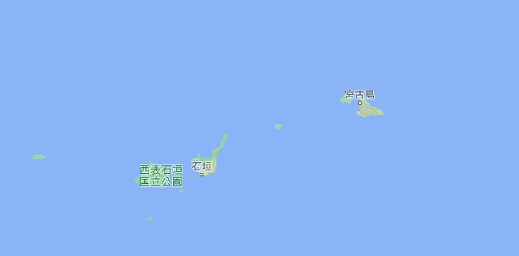 沖縄県石垣市の地図