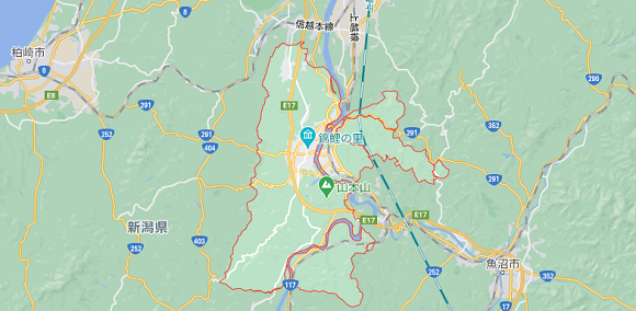 新潟県小千谷市の地図