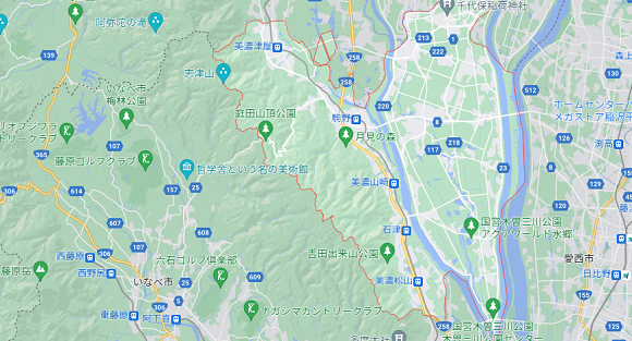 岐阜県海津市の地図